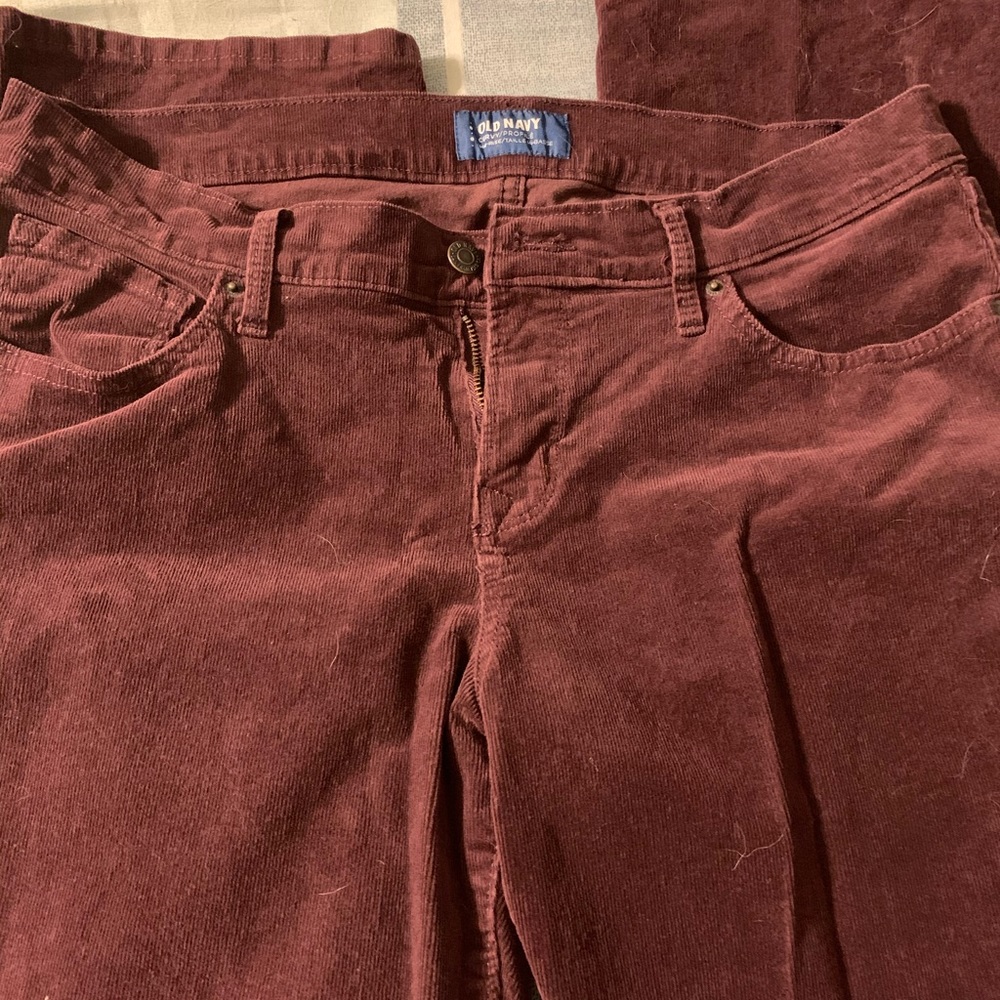 Old Navy Curvy MidRise Corduroy Pants